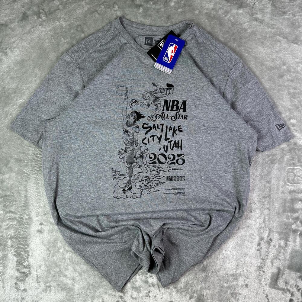 Deadstock NBA All Star Salt Lake City Utah 2023 Shirt New Era Size L NWT